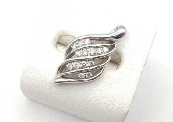 ダイヤモンド買取 ペンダントトップ K18WG